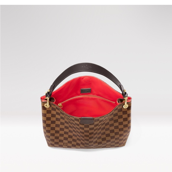 Louis Vuitton Brown Checkered Shoulder Bag - Picture 3 of 16